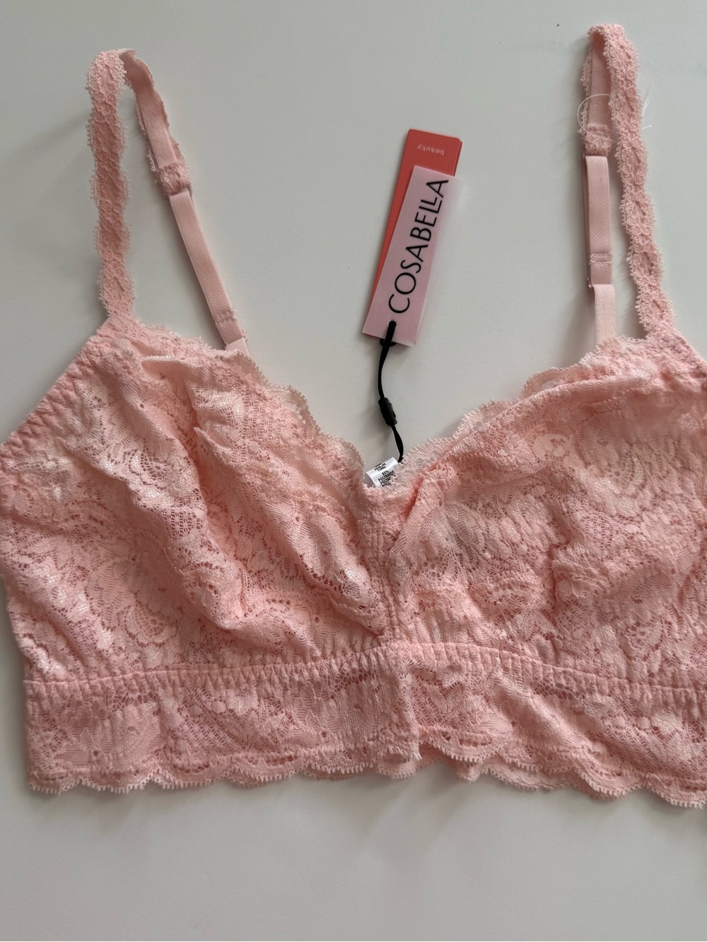 Cosabella Never Say Never Beauty Sweetie Bralette M Medium or S Small NWT - Picture 5 of 8